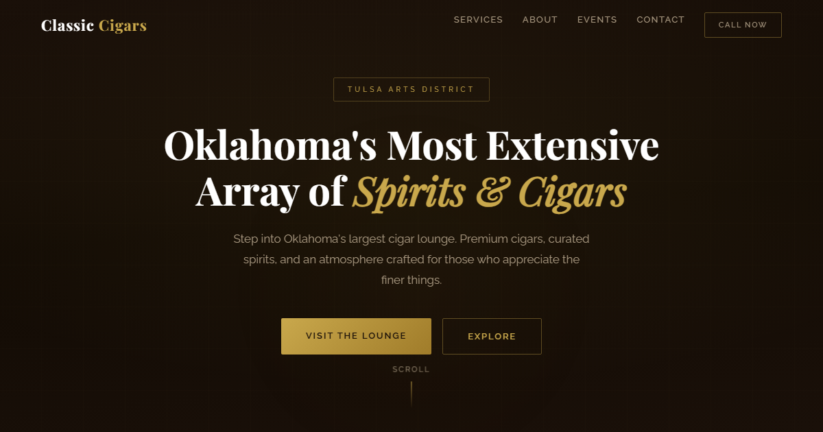 Classic Cigars redesigned