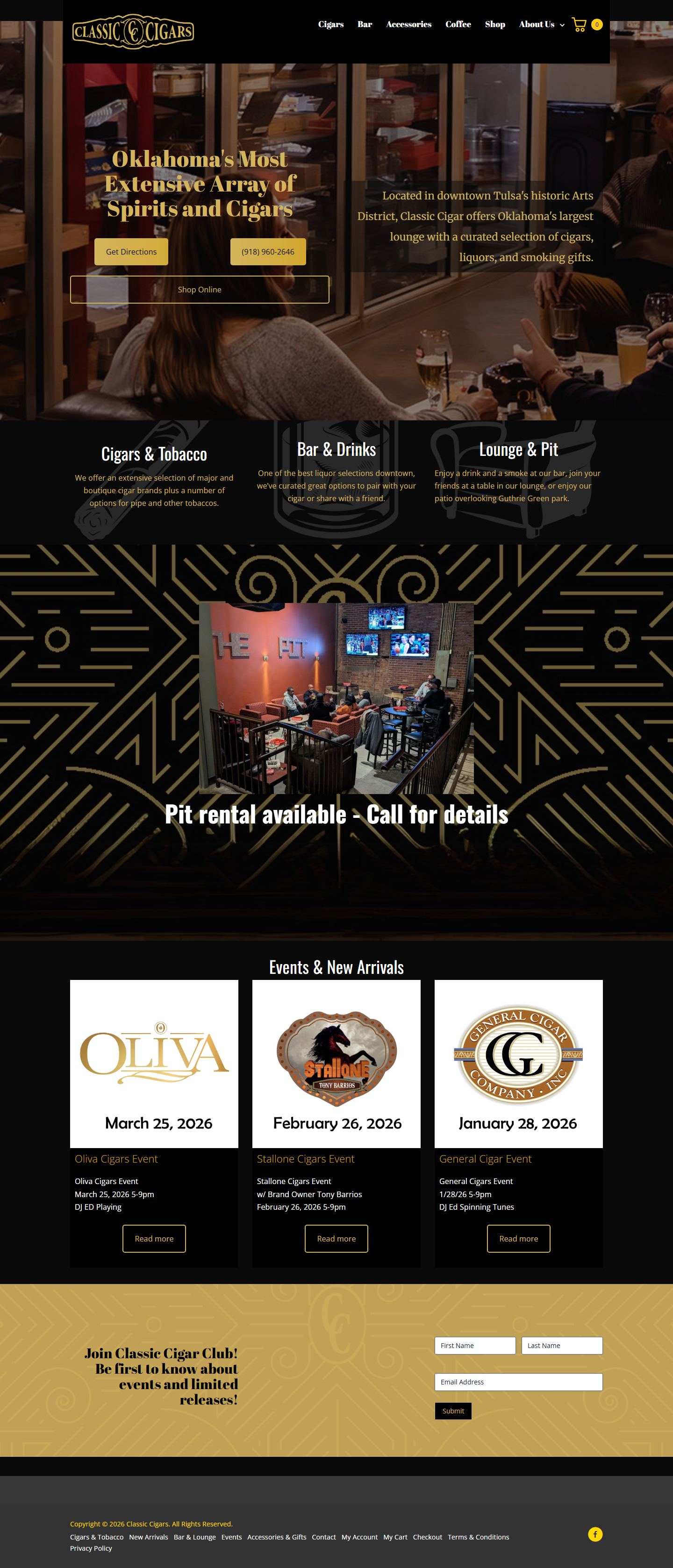 Classic Cigars original website