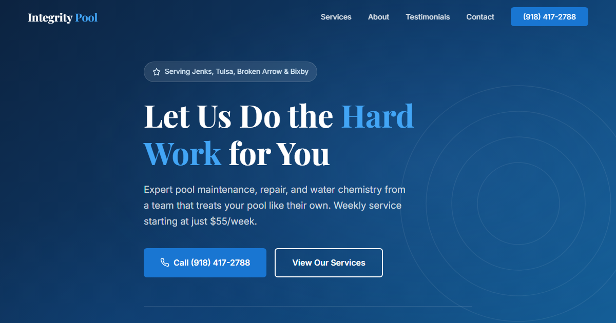 Integrity Pools redesigned